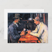 Cezanne - Kartenspieler (2) Postkarte (Vorne/Hinten)