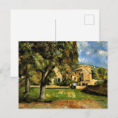 Cezanne - Kastanienbäume in Jas de Bouffan Postkarte (Vorne/Hinten)