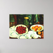 Cezanne - Kirschen, Leinwanddruck (Vorderseite)