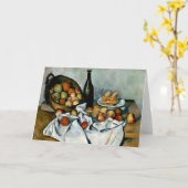 Cezanne - Korb mit Äpfeln Karte (Gelbe Blume)