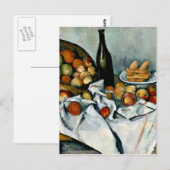 Cezanne - Korb mit Äpfeln Postkarte (Vorne/Hinten)
