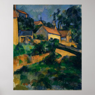 Cézanne - Kurvenreiche Straße in Montgeroult Poster