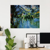 Cezanne - Lac d'Annecy Poster (Heimbüro)
