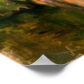 Cézanne - Landhaus am Fluss Poster (Ecke)