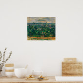 Cézanne - Landschaft des Jas de Bouffan Poster (Küche)