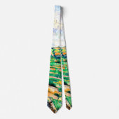 Cezanne - Landschaft in Auvers-Sur-Oise Krawatte (Vorderseite)