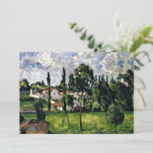 Cezanne - Landschaft mit Wasserlinie Karte (Stehend Vorderseite)