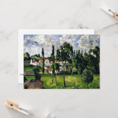 Cezanne - Landschaft mit Wasserlinie Karte (Vorderseite/Rückseite Beispiel)