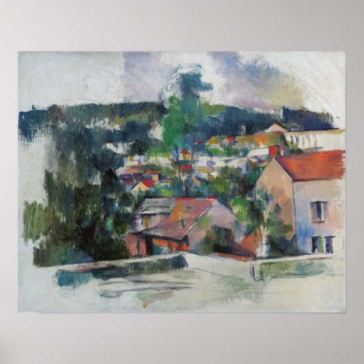 Cézanne - Landschaft Poster (Vorne)