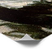 Cezanne - L'Estaque Melting Snow Poster (Ecke)