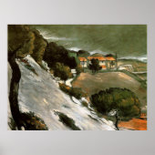 Cezanne - L'Estaque Melting Snow Poster (Vorne)