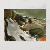 Cezanne - L'Estaque Melting Snow Postkarte (Vorderseite)