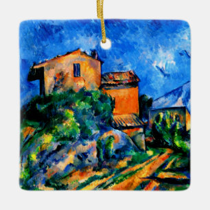 Cezanne - Maison Maria mit Blick auf Chateau Noir Keramikornament