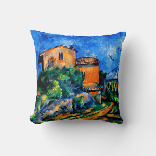 Cezanne - Maison Maria mit Blick auf Chateau Noir Kissen