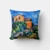 Cezanne - Maison Maria with a View of Chateau Noir Kissen (Vorderseite)