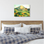 Cezanne Mont Sainte-Victoire Leinwanddruck (Insitu (Schlafzimmer))