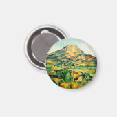 Cezanne Mont Sainte-Victoire Magnet (Vorderseite/Rückseite)