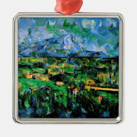 Cezanne - Mont Sainte Victoire, Ornament Aus Metall (Vorne)