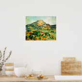 Cezanne Mont Sainte-Victoire Poster (Küche)