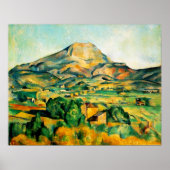 Cezanne Mont Sainte-Victoire Poster (Vorne)