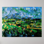 Cezanne - Mont Sainte Victoire Poster (Vorne)