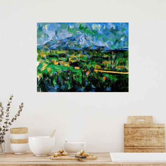 Cezanne - Mont Sainte Victoire Poster (Küche)