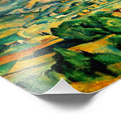 Cezanne Mont Sainte-Victoire Print Fotodruck (Ecke)