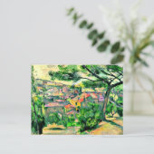 Cezanne - Morgenblick von L'Estaque Postkarte (Stehend Vorderseite)