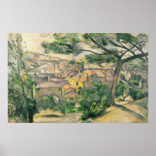 Cézanne - Morning L'Estaque gegen das Sonnenlicht Poster