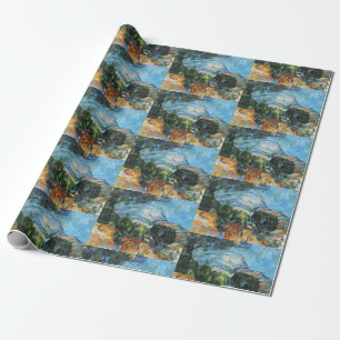Cézanne Mountains Klassisches impressionistisches Geschenkpapier