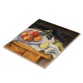 Cezanne - Obst am Tisch Fliese (Seite)