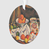 Cezanne - Obstschale, Pitcher und Obst Ornament (Vorderseite)