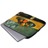 Cezanne - Pfirsiche, Birnen und Trauben Laptopschutzhülle (Vorne Knopf)