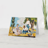 Cezanne - Picnic am Ufer Karte (Vorderseite)