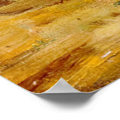 Cezanne - Picnic am Ufer Poster (Ecke)