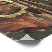 Cezanne Pont de Maincy Brücke Vintage Kunst Druck Poster (Ecke)