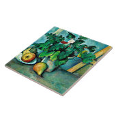 Cezanne - Porree aus Früchten und Früchten, Fliese (Seite)