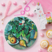 Cezanne - Porree aus Primrosen und Obst Pappteller (Party)