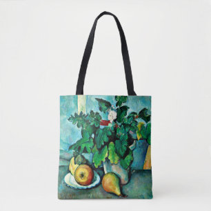 Cezanne - Porree aus Primrosen und Obst Tasche