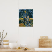 Cézanne - Portrait des Bauern Poster (Küche)