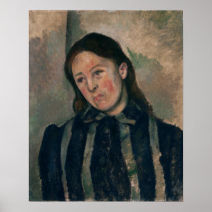 Cézanne - Portrait von Madame Cézanne Poster