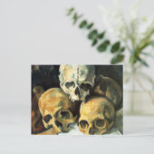 Cezanne Pyramid of Skulls Postcard Postkarte (Stehend Vorderseite)