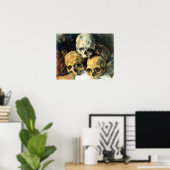 Cezanne Pyramid of Skulls Poster (Heimbüro)