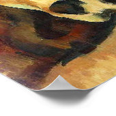 Cezanne Pyramid of Skulls Poster (Ecke)