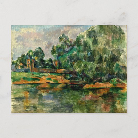 Cezanne - Riverbank Postkarte (Vorderseite)