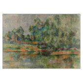 Cezanne Riverbank Schneidebrett (Vorderseite)