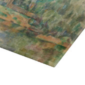 Cezanne Riverbank Schneidebrett (Ecke)