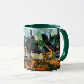 Cezanne - Riverbanks, Landschaftsmalerei Tasse (VorderseiteRechts)