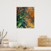 Cézanne Rocks and Branches Impressionistische Gemä Poster (Küche)