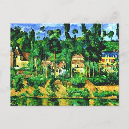Cezanne - Schloss von Medan Postkarte (Vorderseite)